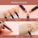 POP! 3-Piece Glitter Eyeshadow Stick Set - Smudge Proof Brown Eye Shadow Pencils with Soft Smudger, Waterproof 2-in-1 Shimmer Pen - Long Lasting Highlighter Makeup - Buy Online on GoSupps.com