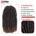 12 Spring Twist Crochet Braids - Butterfly Locs & Ombre Synthetic Hair Extensions (3 Packs) - M1B27 - Buy Online on GoSupps.com