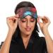 Adjustable Light Blocking Eye Mask for Deep Sleep - Haskirky Breathable Eye Mask for Travel, Yoga, and Meditation - Men & Women - Watercolor Galaxy Design - Buy Online on GoSupps.com