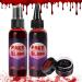 Halloween Prank Props Fake Blood Set Halloween Fake Blood Makeup Washable Halloween Fake Blood Halloween Fake Blood Spray Fake Blood Coagulated Gel Halloween Stage Blood Makeup Cosplay Fake - Buy Online on GoSupps.com