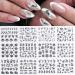 12design/sheet Nail Art Decor Manicure DIY Valentine Design Slider Decals 3D Lace Flower Leaf Nail Stickers Mandala(02) Style02 - Buy Online on GoSupps.com
