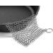 TOUGS Chainmail Scrubber Pot Cleaner with Safe Small Rings More Efficient 8x6 Inch 316 Grade Stainless Steel Dish Washer Square 8x6 Inch - Buy Online on GoSupps.com