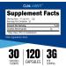 CLN Labs Unflavoured Creatine Monohydrate Capsules - 120 Count | Easy Swallow | Made in UK - Buy Online on GoSupps.com