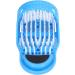 Shower Foot Scrubber - Easy Foot Cleaning & Washing Mat with Suction Cups | Removes Dead Skin Improves Circulation Relieves Pressure - Blue - Buy Online on GoSupps.com