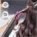 Automatic Hair Curling Iron - USB Rechargeable Portable Rotating Curler with LCD Display & Timer | Safe Auto Shut-Off - Buy Online on GoSupps.com