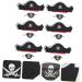 Beavorty 12 Sets Pirate Hair Blindfold Suits for Prom Cosplay Pirate Dress Accessories Pirate Costume Kit Pirate Eye Patch Pirate Party Hat Prom Decorative Pirate Costume Cloth - Buy Online on GoSupps.com