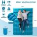 AIRELAX Double Camping Sleeping Pad with Built-In Pillow - Ultralight Inflatable Mat for 2 Persons - Lake Blue Double (75.2 x 54.3 x 3.54) - Buy Online on GoSupps.com