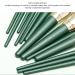 Complete 14-Piece Cosmetic Brush Kit for Sensitive Skin | Includes PU Bag | Green Eyeshadow & Foundation Tools | Worldwide Shipping - Buy Online on GoSupps.com