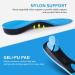 3ANGNI Plantar Fasciitis Insoles for Men & Women - Arch Support Orthotics for Foot Pain Relief Flat Feet & High Arch Heavy Duty Support for All-Day Comfort (XS Sizes 3-4.5 Men / 5-6.5 Women - Buy Online on GoSupps.com