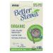 Now Foods Organic Better Stevia Zero-Calorie Sweetener 75 Packets 2.65 oz (75 g)