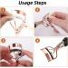 24 Piece Eyelash Curler Refills Pads Eyelash Curler Refills Pads Silicone Curler Replacement Pads for Universal Eyelash Curler with Clear Storage Box - Buy Online on GoSupps.com