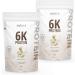  Nutri + Nutri+ 6k Protein Powder Pistachio 1kg - Protein shake with 76% protein - vegan protein powder + amino acids - P - Buy Online on GoSupps.com