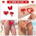 210-Piece Self-Adhesive Tanning Stickers Set - Heart, Lips, Cherry Tree Designs | Tanning Bed Salon Supplies - 7 Styles Available - Buy Online on GoSupps.com