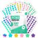 480 pieces pimple patches pimple patch invisible hydrocolloid anti pimples with tea tree oil day & night acne plaster waterproof & breathable absorption acne pimple patches (480 star)