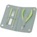 Manicure Tool Set Nail Clipper Set Travel Safe Fine Craft (Green) - Buy Online on GoSupps.com