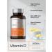 Horbaach Vitamin D3 2000IU Softgels | 150 Count | 50mcg Cholecalciferol | Non-GMO & Gluten Free Supplement - Buy Online on GoSupps.com