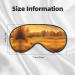 Autumn Golden Grass Night Blackout Eyeshade - Comfortable Elastic Strap for Travel Naps & Relaxation | International Shipping Available - Buy Online on GoSupps.com