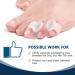 JKcare Pinky Toe Separators - Single Loop Little Toe Spacers & Protectors - 10 Pack (Clear) - Buy Online on GoSupps.com