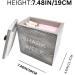Gofika Tampon Holder for Bathroom | Rustic Real Wood Feminine Product Organizer | Stylish Gray Storage Box with Lid for Girls - Buy Online on GoSupps.com
