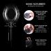 Black Wolf Vibrating Face and Body Brush Pro - Water Resistant, 4 Settings, Massage Brush with Charcoal Infused Silicone Bristles - Buy Online on GoSupps.com