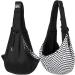 ESPFHN Pet Sling Carrier Reversible Hands Free Sling Carrier Shoulder Bag Adjustable Tote Bag with Front Pocket Outdoor Travel Sling Carrier for Small Dog Cat Rabbit Walking Daily Use Black - Buy Online on GoSupps.com