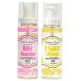 Infinix Fine Fragrance Mist Set - Baby fresh powder & Tropical Mango - 2 fl oz/60ml - Pack of 2 Body Spray for Women Gentle and Long Lasting Perfume for Men & Women For Daily Use
