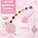Rose Quartz Pendulum for Fortune Telling | Universal Radiesthesia Pendulum with 7 Chakras | International Shipping - Buy Online on GoSupps.com