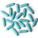 Xiannvxi 20 pieces of medicinal crystals crystals set green turquoise stone stone gemsteine natural healing crystal set polished drum stones magic wand Reiki bulk six-socket points witchcraft gift green t rki-20pcs