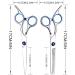 Hairdressing Scissors Jiasoval Professional 6 Inch Haircut Scissor & Thinning Scissors Set Hair Cutting Kit Haircut Beard Trimming Shaping Grooming for Men Women Children Pets Home Salon Barber - Buy Online on GoSupps.com