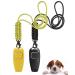 TODREMOU Dog Whistle Rtter Recall Dog Whistle High Frequency Clicker Dog Clicker Set Clicker Dog Training Clicker Training (Yellow)