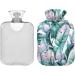 NAANLE 2L Hot Water Bottle with Lid - Transparent Banana Leaf Design for Menstrual Cramps Pain Relief & Heat Therapy - Buy Online on GoSupps.com