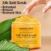 Majestic Pure 24K Gold Scrub with Biotin, Collagen, Vitamin E & Stem Cell - Exfoliating Body Scrub and Skin Moisturizer - Natural Pore Cleanser and Exfoliator - 10oz for Men and Women - Buy Online on GoSupps.com
