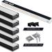 One-Bath 2m LED Aluminum Profile - 5x2m Black Satin LED Strip Light Bar - Surface Mount - Buy Online on GoSupps.com