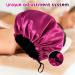 Fuyamp 2 Packs Satin Sleep Cap Adjustable Silky Sleep Bonnet for Women Long Curly Hair Double-Sided Waterproof Satin Hair Cap Extra Large Sleep Satin Bonnet for Women Girls Sleeping Red+Black - Buy Online on GoSupps.com