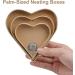 WANDIC Mini Heart-Shaped Kraft Paper Mache Boxes - Set of 3 | Ideal for Accessories, Cosmetics, Jewelry, and Gifts - Buy Online on GoSupps.com