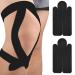 Kinesiology Tape - Breathable Kinesiology Athletic Tape - Shoulder Tape for Knee Shoulder and Elbow Muscle Relief and Joint Support Hondony Black 2 pieces per bag