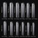 Shop No LIFE 504 Pieces Full Cover XXXL Square False Nail Tips - 12 Sizes of Super Extra Long Clear Quadratic Acrylic Nails for Nail Studios & Manicure - Buy Online on GoSupps.com