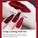 Red Nail Polish - Jelly Brown Red Nail Polish - Dark Red Air Dry Breathable Jelly Style Nail Varnish - Vegan Base Natural Nail Polish Long Lasting Air Dry No Need UV Nail Art - Buy Online on GoSupps.com