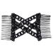 Crystal Hair Comb for Women & Girls - Lovef Easy Stretchable Double Clips Comb - Buy Online on GoSupps.com