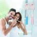SARMOCARE Portable Toothbrush Case with 99.9% Cleaning Effect - Fits All Toothbrushes - Home and Travel - Geometry White (B200-2) - 1 Count - Buy Online on GoSupps.com