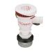 Attwood 4253-7 T-500 Tsunami Recirq Aerator Kit, For Livewell Water, 500 GPH, Aerator Spray Head, Stainless Steel Strainer