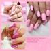 MEFA Gel Nail Polish Set 6 Colors Nude Pink Gel Polish Set Gel Polish Set Soak Off UV Gel White Nail Gel Manicure Nail Art Salon DIY Home Pink White - Buy Online on GoSupps.com