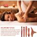 4-Piece Wooden Trigger Point Massager Set | Relieve Pain & Relax Muscles - Ideal for Foot Shoulder & Back - Buy Online on GoSupps.com