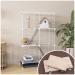 YINETTECH 4x Hamster Chinchilla Wood Springboards Wooden Rectangle Pet Stand Board Platform with Screw Nut Washer for Small Animal Pet Toy - Buy Online on GoSupps.com