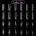288PCS Nail Dual Forms for French Nails | Acrylic Nail Tips | 96PCS Duet System Sticker Silicone Reusable Pads | Manicure Extension Kit - 4 Styles, 12 Sizes - Buy Online on GoSupps.com