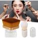 Foundation Brush for Liquid Makeup Liquid Foundation Brush Soft Fluffy Hair Easy Stick Loose Powder Brush for Blush Artificial Fibre Nail Dust Brush - Buy Online on GoSupps.com
