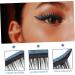 Mipcase 4 Pairs False Eyelashes Eye Makeup Sticker Stickers Glitter Eyeliner Eye Line Sticker Glitter Powder 4x1.5cm Blue - Buy Online on GoSupps.com