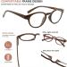 Eyekeppe 4 Pack Reading Glasses - Polka Dots Oval Round Readers for Women - +2.50 Diopters - Stylish & Comfortable - Buy Online on GoSupps.com