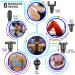 Handheld Electric Massage Gun with 6 Heads & 20 Speed - Deep Tissue Muscle Massager - Buy Online on GoSupps.com