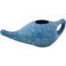 Ceramic Neti Pot Premium Handcrafted Durable Dishwasher Safe 225 Ml. (7.6 FL Oz) Capacity - Blue Matte - Buy Online on GoSupps.com